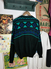 Load image into Gallery viewer, Vintage Le Tigre Pattern Knit Sweater (M)
