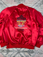 Load image into Gallery viewer, Vintage 80s Slot Tournament Satin Jacket (L)
