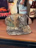 Vintage Golden Harvest Seed K Products Camo Snapback