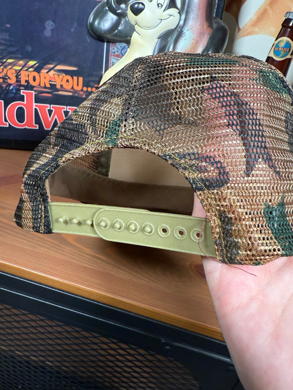 Vintage H&H Sporting Goods Goose Camo Trucker Hat