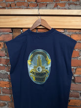 Load image into Gallery viewer, Vintage Jnco Jeans Crime Scene Cutoff Shirt (XL)
