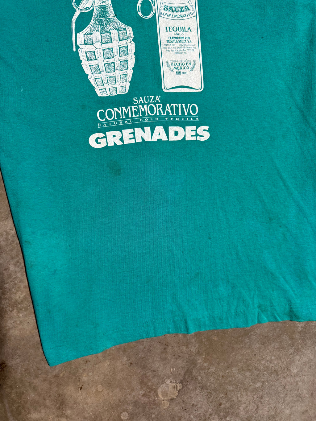 Vintage Sauza Tequila Grenade T-Shirt (L)