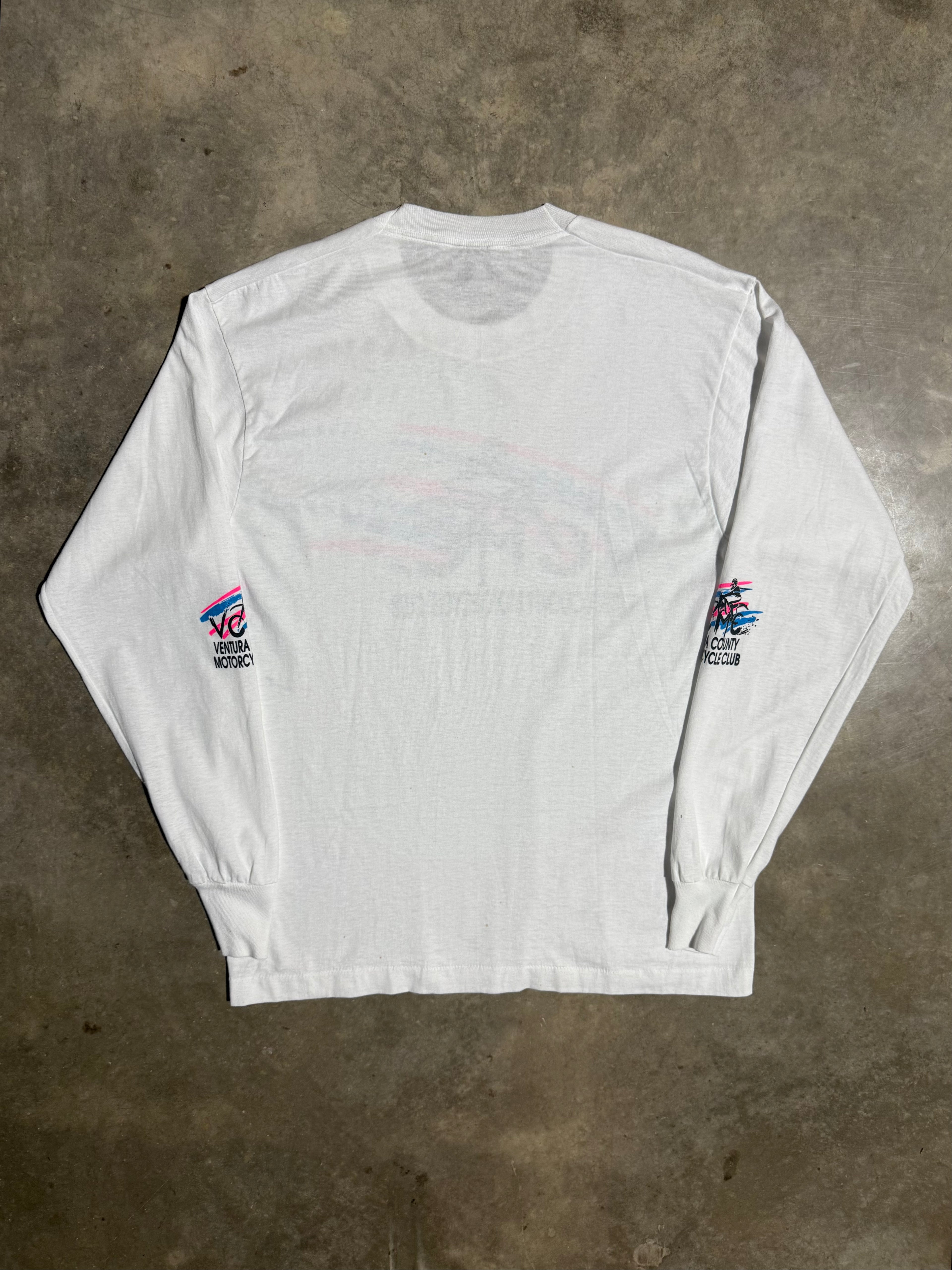 Vintage Early 90s Ventura County Motorcycle Club Longsleeve (M)