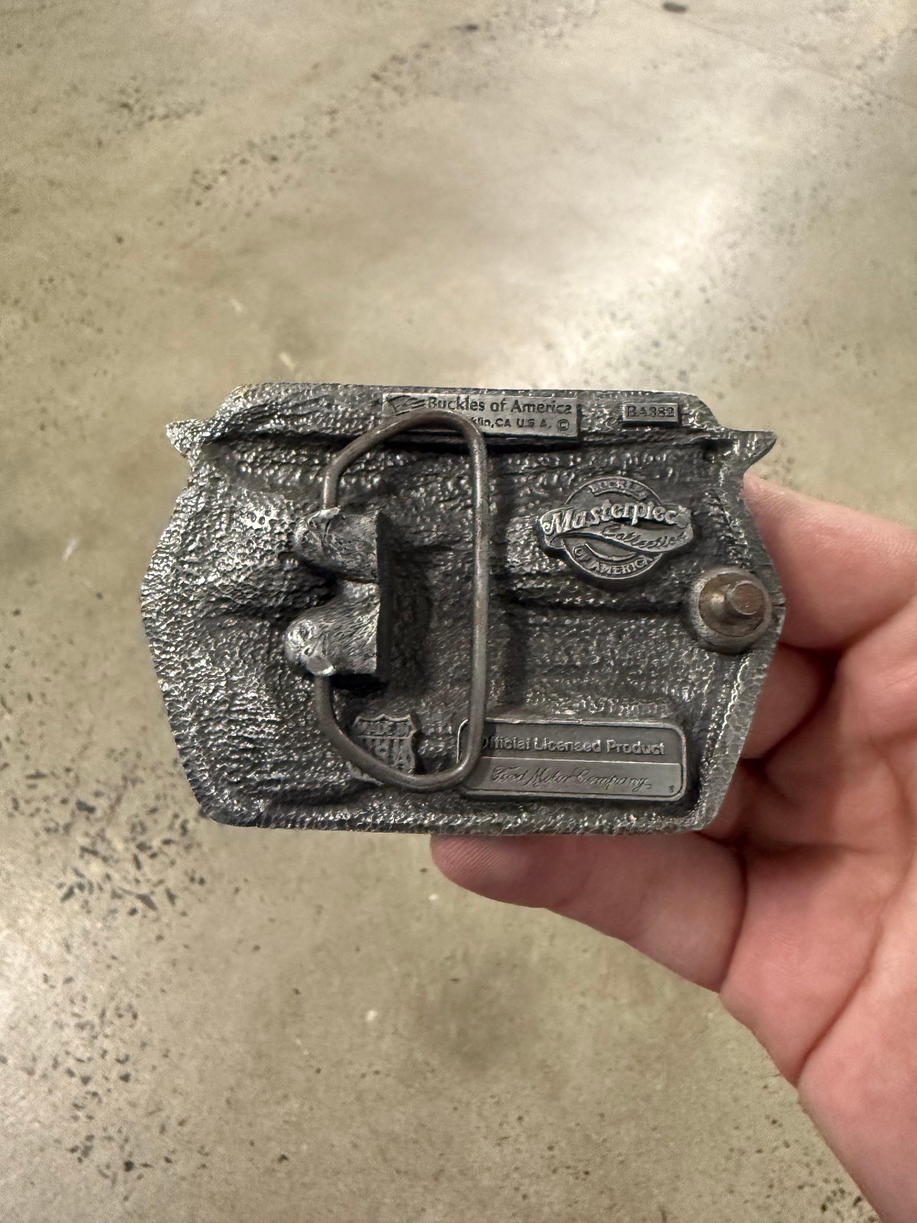 Vintage Ford Thunderbird Belt Buckle