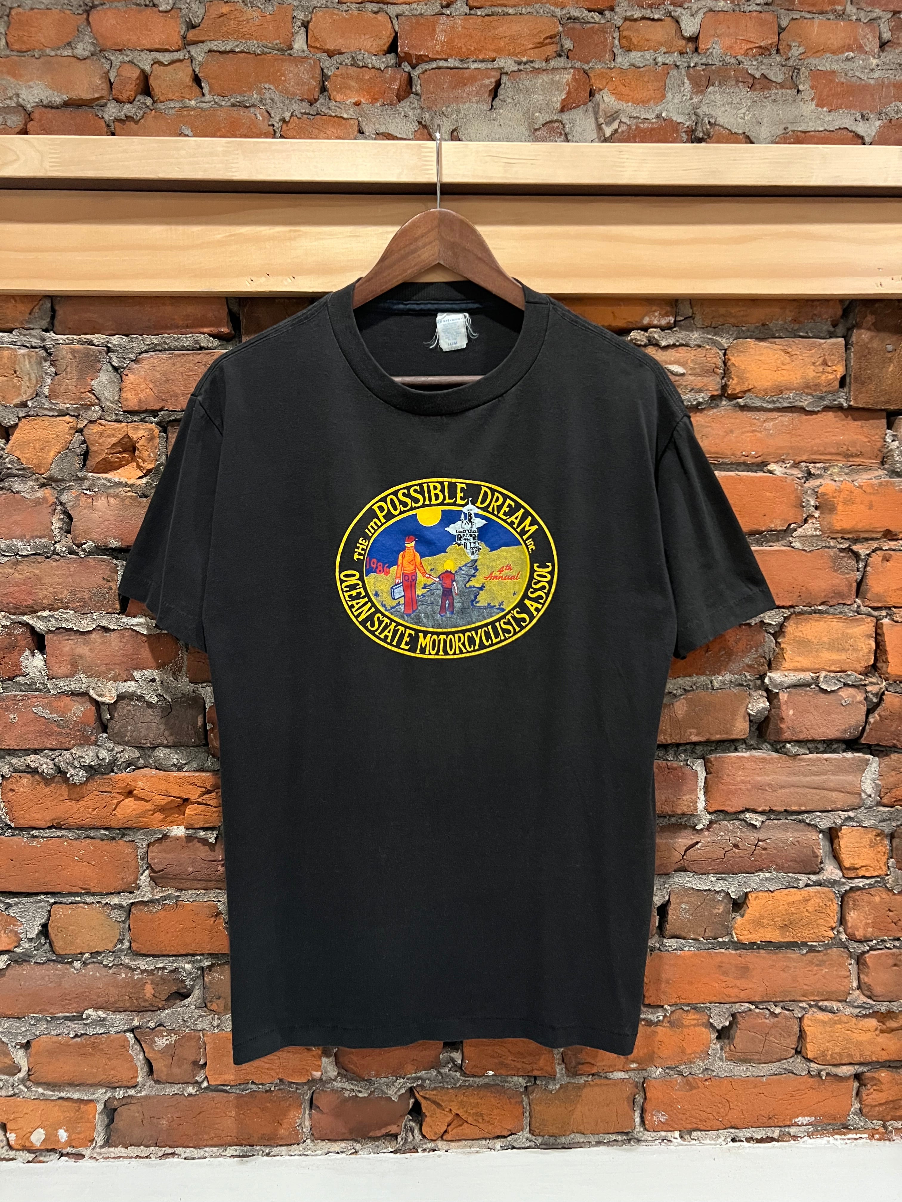 Vintage 80s Ocean State Motorcyclists Association Tee (M)