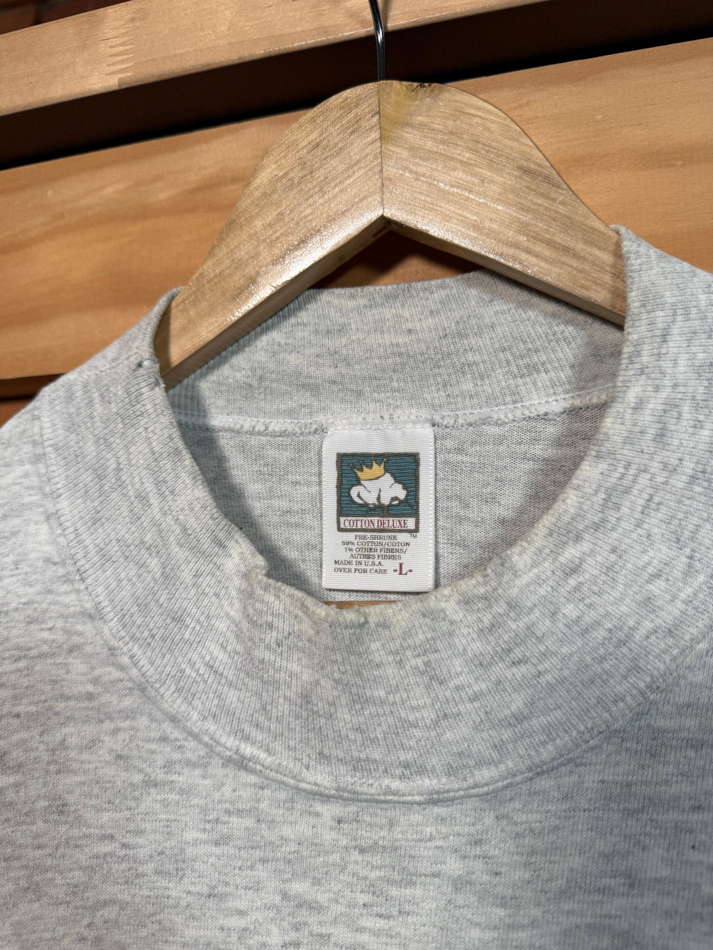 Vintage Lake Itasca Mock Neck Shirt (L)