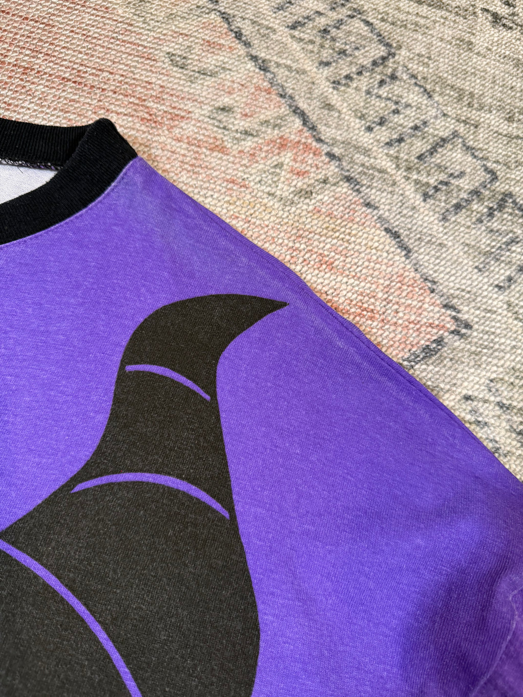 Vintage 90s Maleficent Disney Big Print Shirt (L/XL)