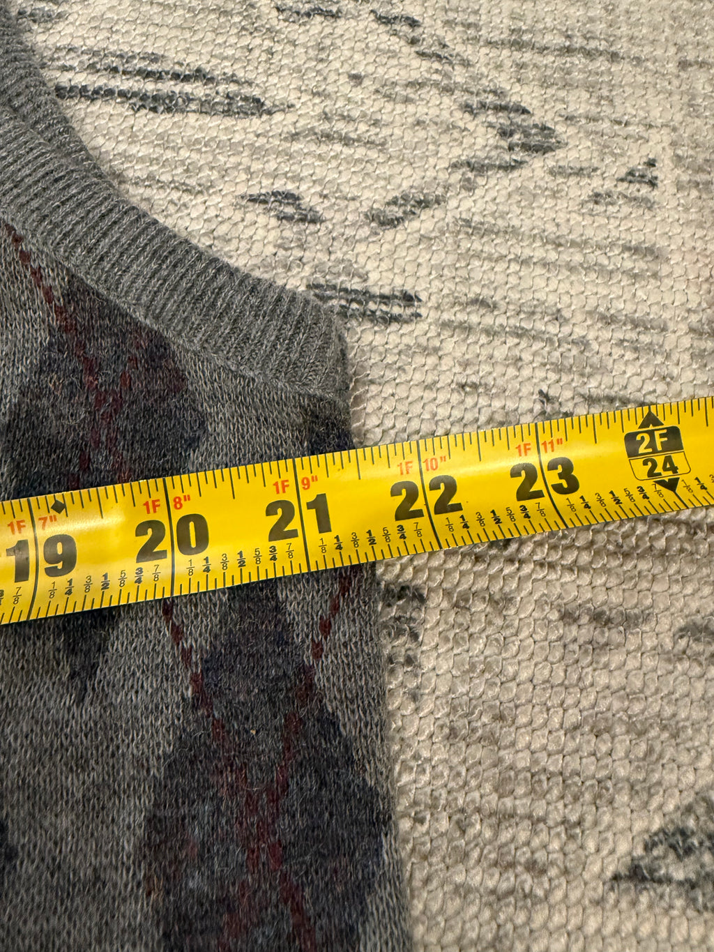 Vintage Robert Bruce V-Neck Sweater Vest (L)