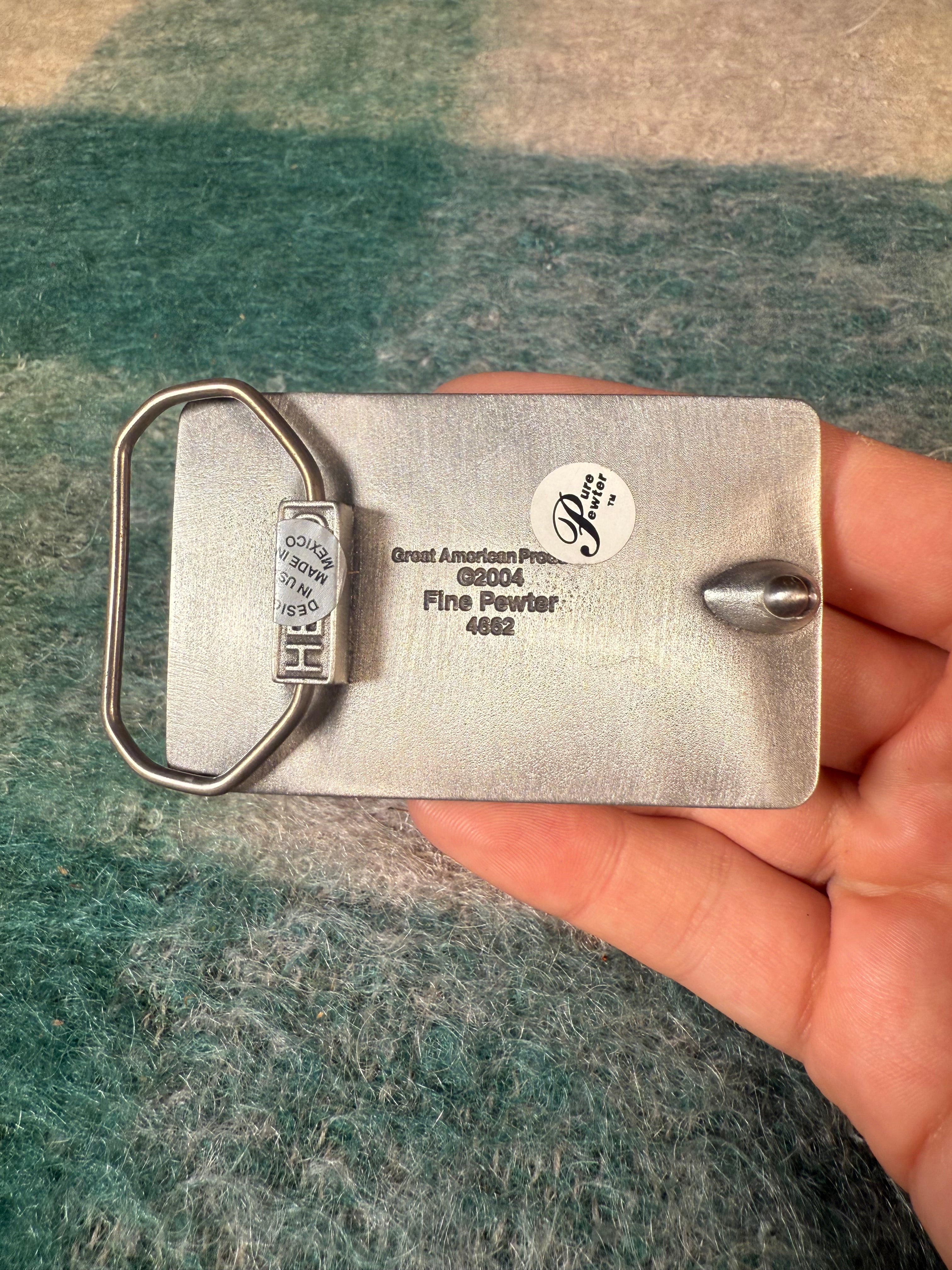 2004 Name Tag Belt Buckle