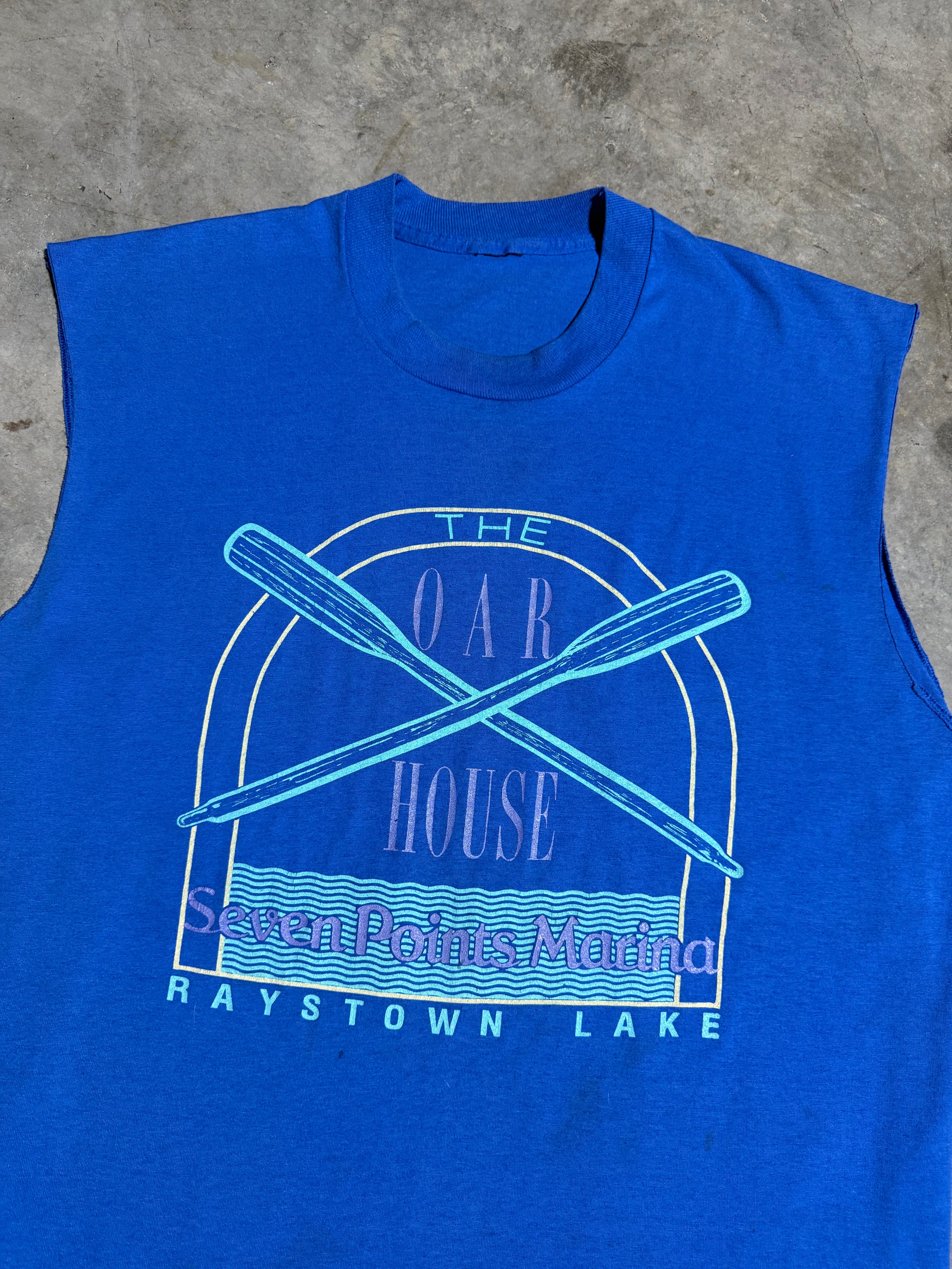 Vintage The Oar House Cutoff Tee (L)