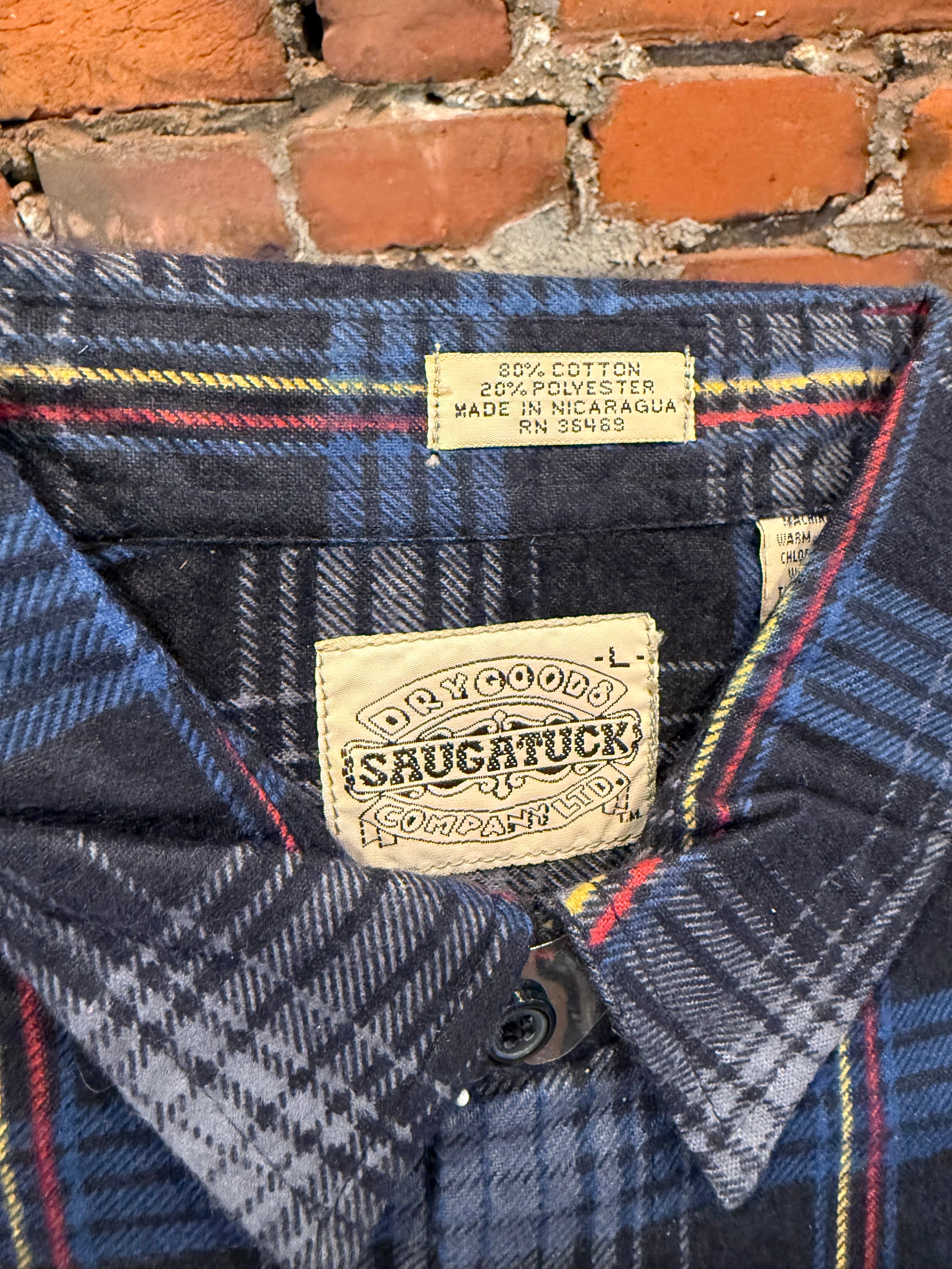 Vintage Saugatuck Unworn Flannel Shirt (L)