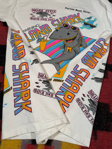Vintage 90s Land Shark All Over Print (M/L)
