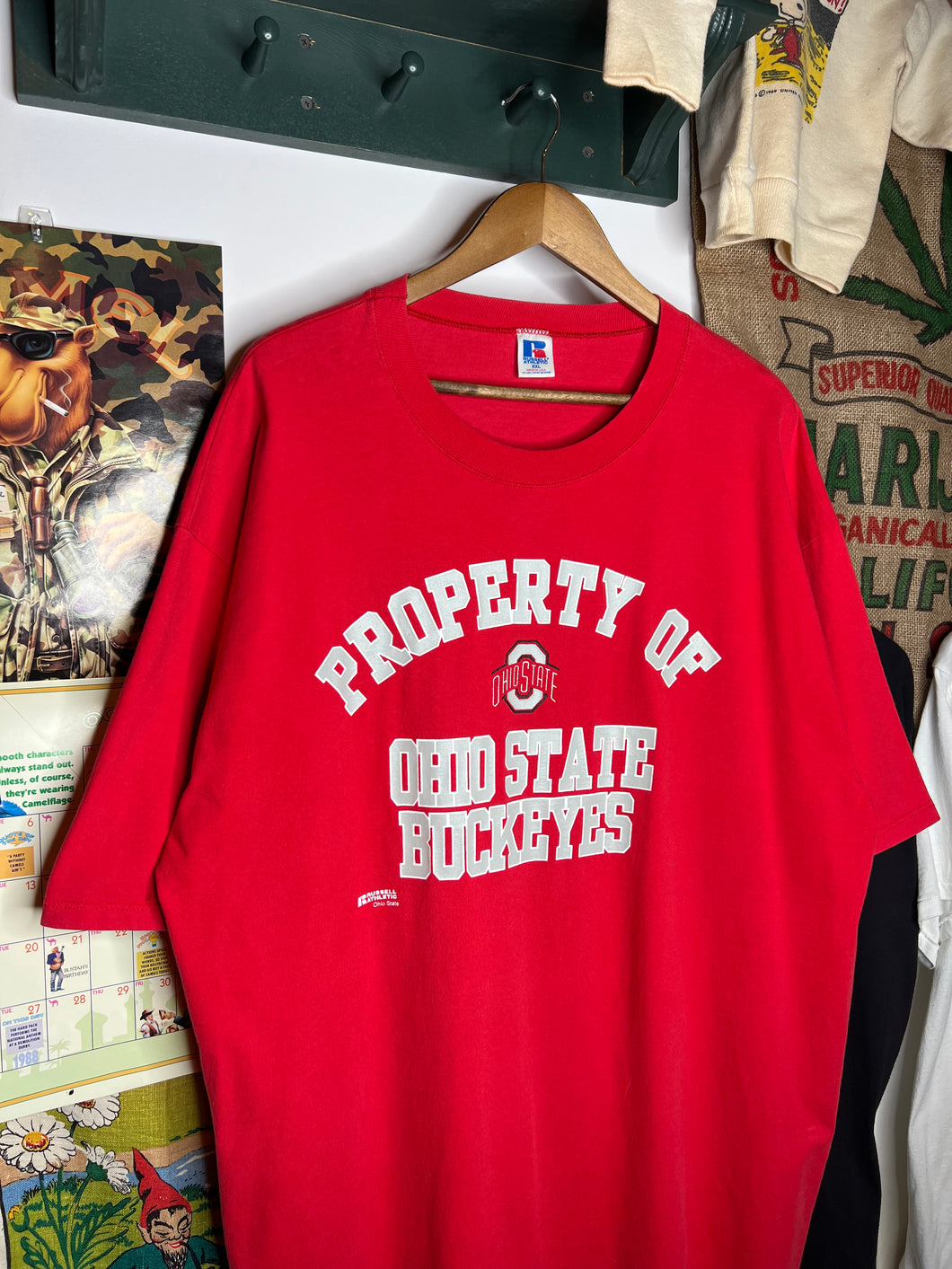 Vintage 90s Ohio State Russell Athletic Tee (XXL)
