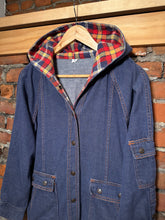 Load image into Gallery viewer, Vintage 70s Denim Pocket Coat (WS)
