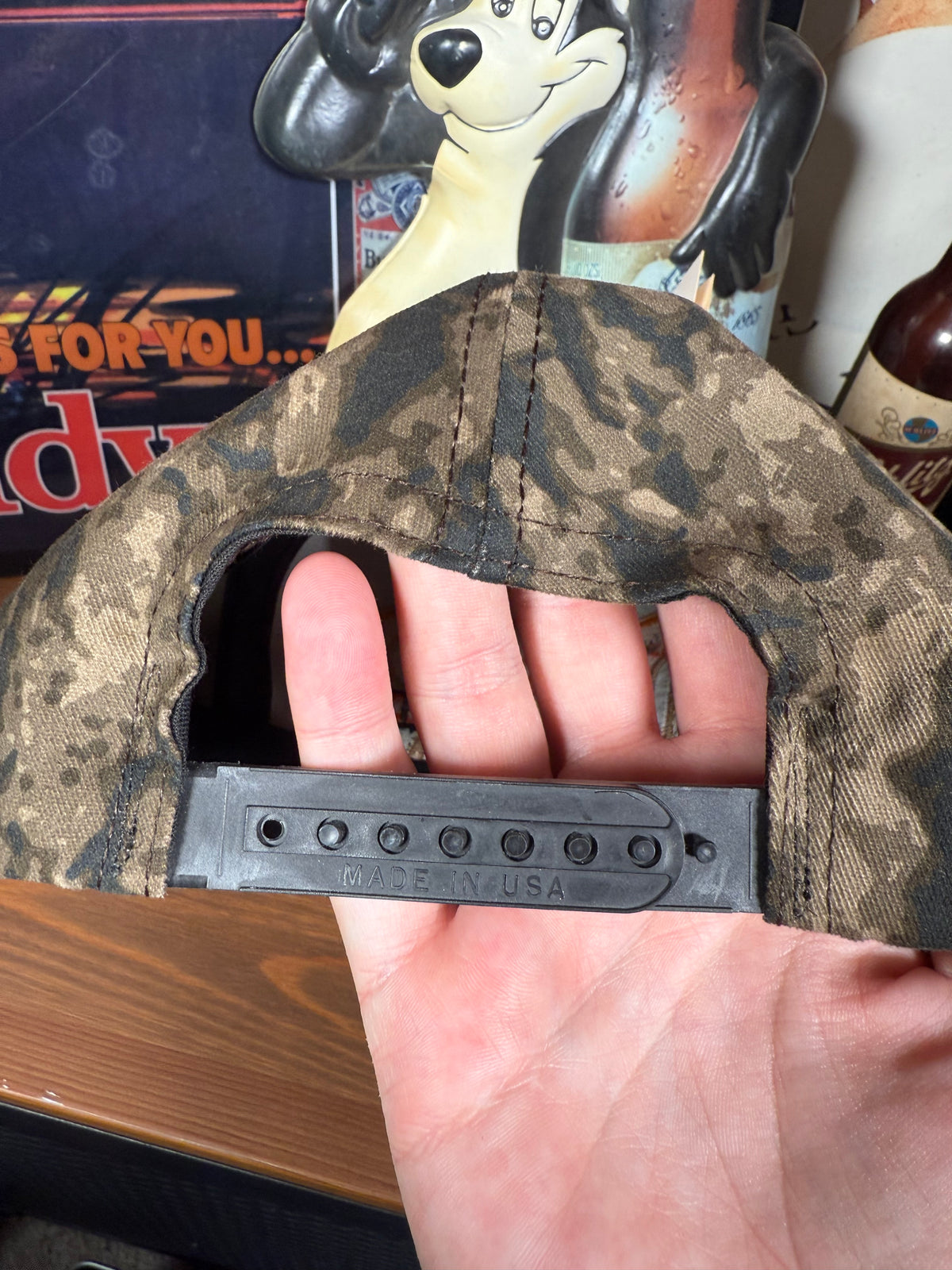Vintage Unworn Deer Camo Snapback Hat