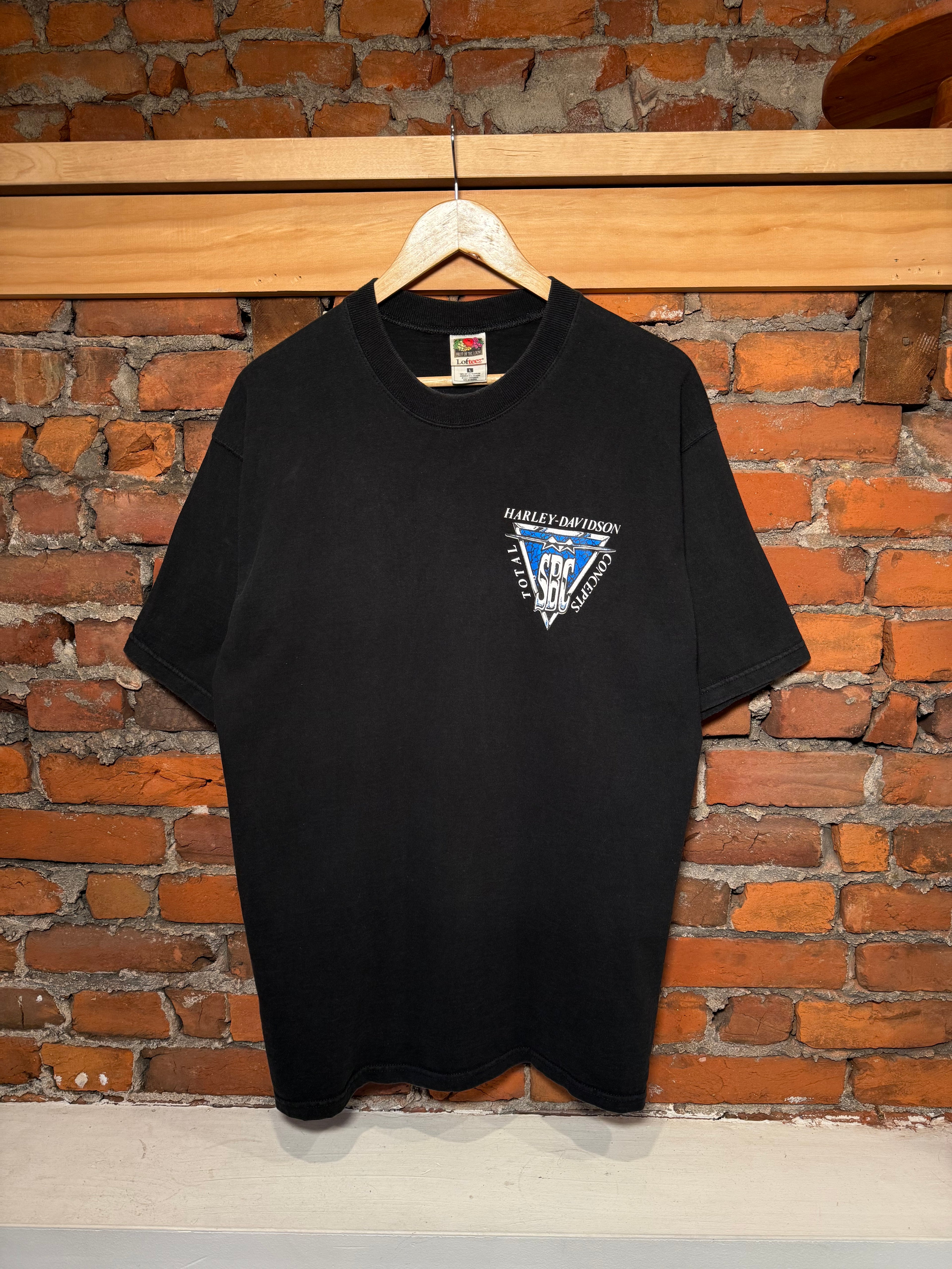 Vintage 90s Harley Davidson South Bay Cycles T-Shirt (L)
