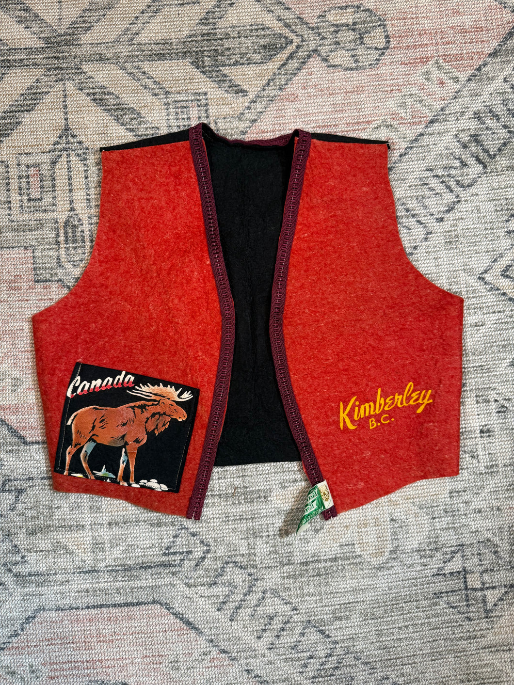True Vintage Kimberly Canada Pennant Vest (Youth)