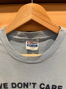Vintage 80s Distressed We Don’t Care Exxon Shirt (WS/Youth)