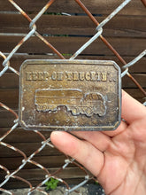 Load image into Gallery viewer, Vintage Keep on Truckin’ Belt Buckle and Rose Belt (32)
