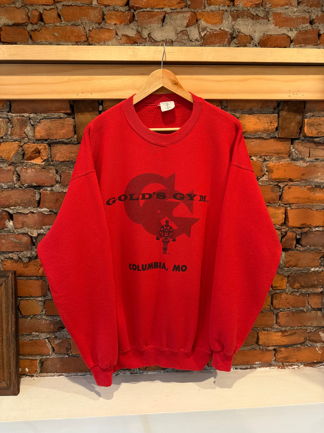 Vintage Golds Gym Red Crewneck (XL)