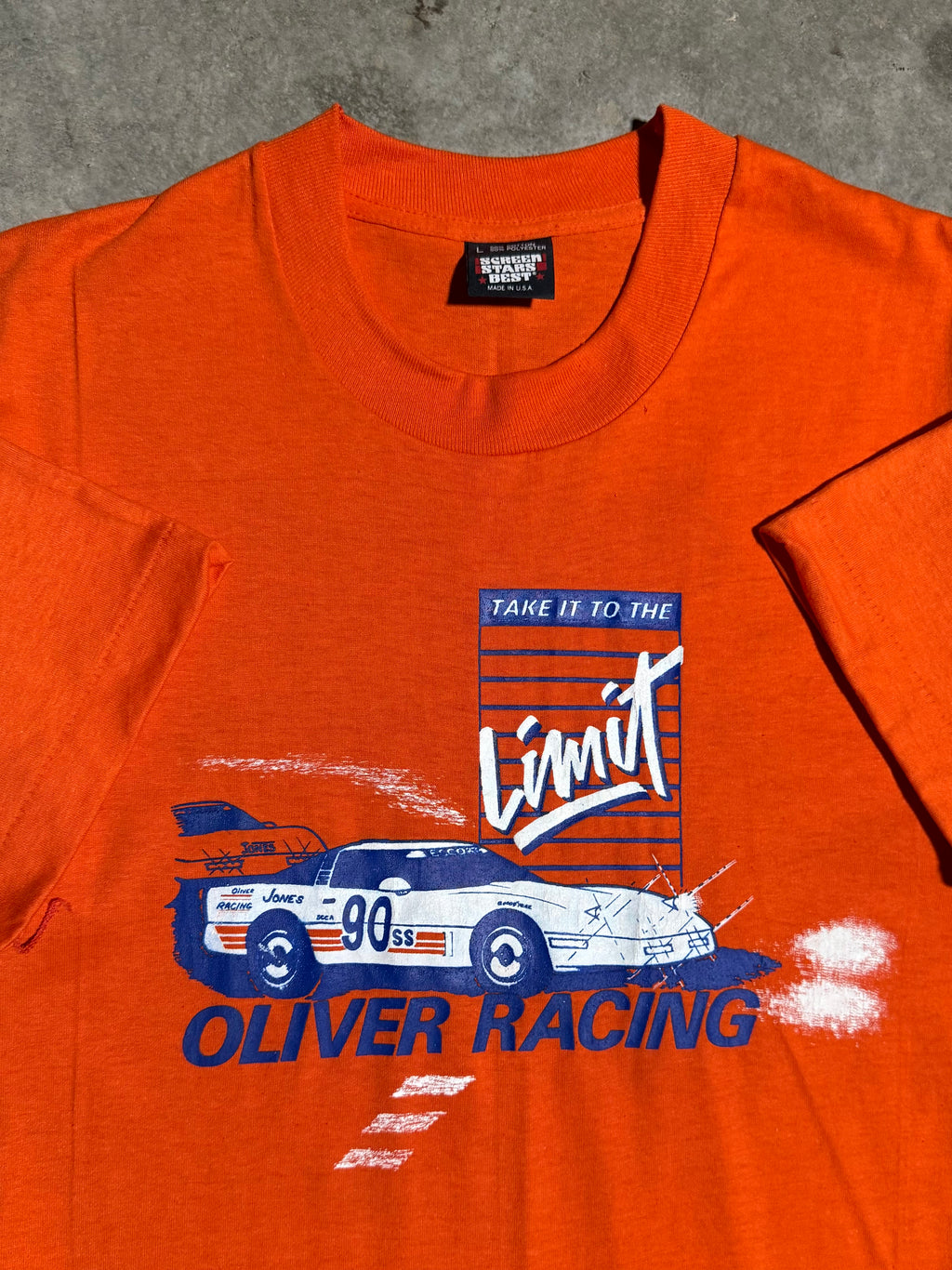 Vintage 1987 Oliver Racing Double Sided Shirt (M)
