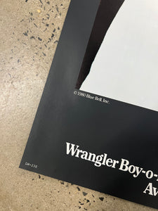 Vintage Wrangler Boy-O-Boys Advertisement Poster (22x29inch)