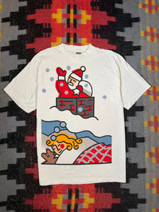 Vintage 1996 Christmas Post Office Double Sided Shirt (XL)