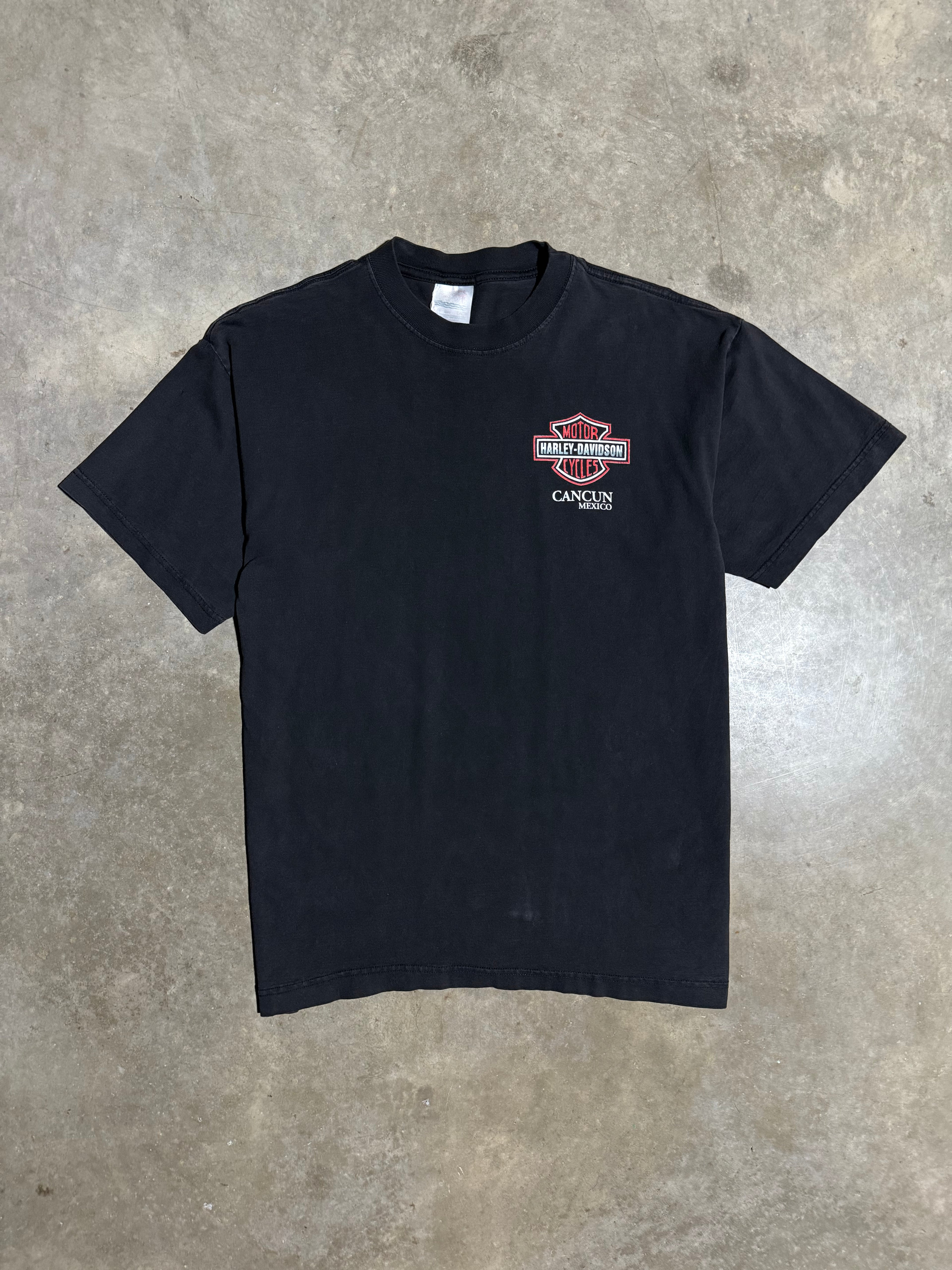 Vintage Harley Davidson Cancun Double Sided Shirt (L)