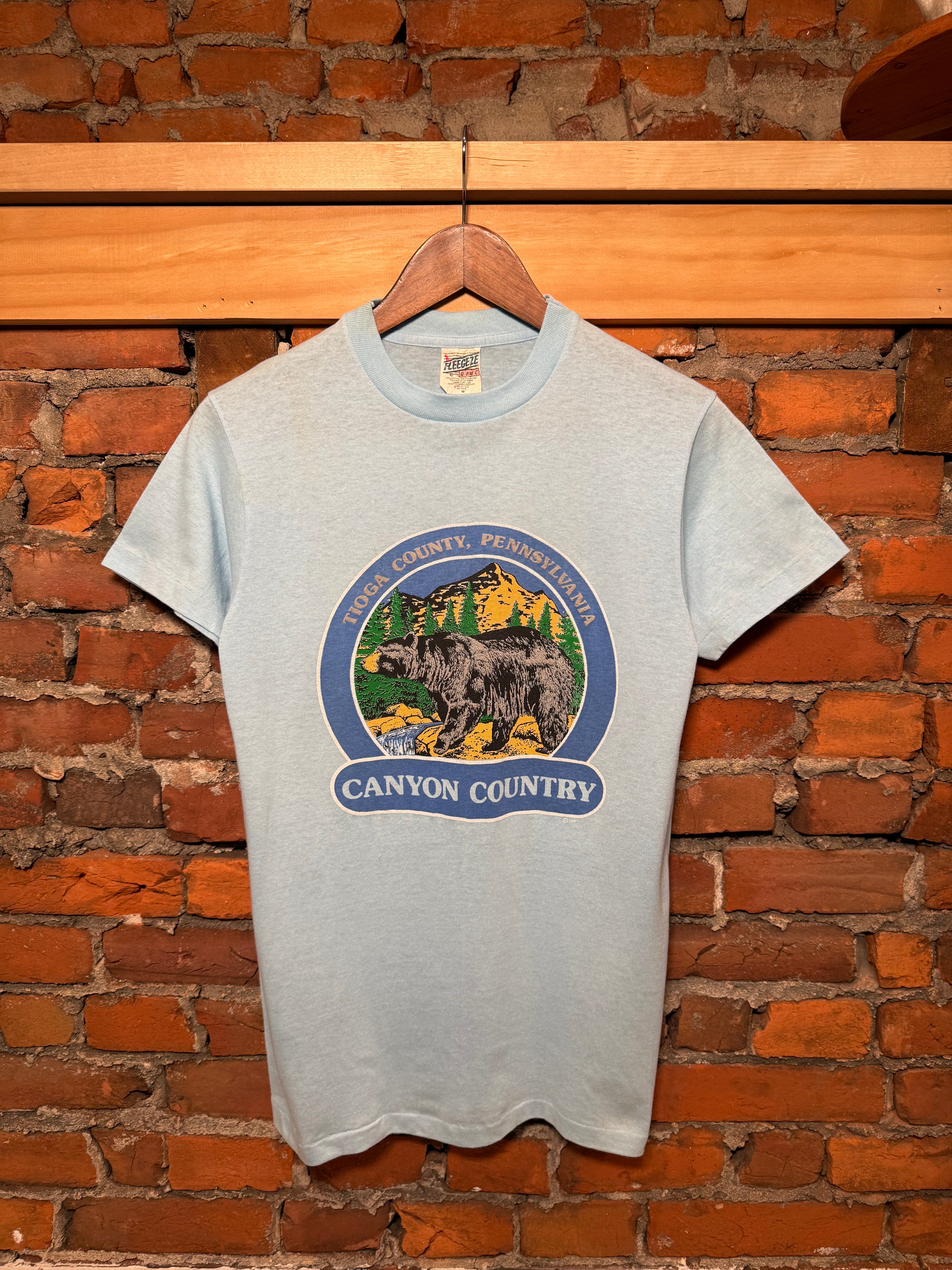 Vintage 80s Canyon Country Bear T-Shirt (S)