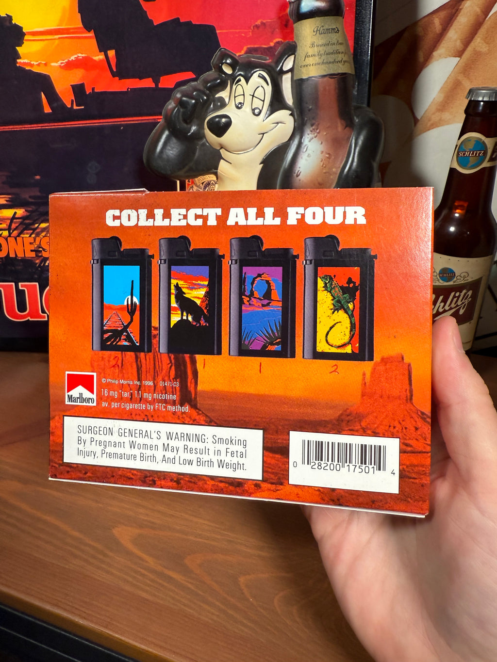 Vintage 1996 Marlboro Desert Unopened Lighter