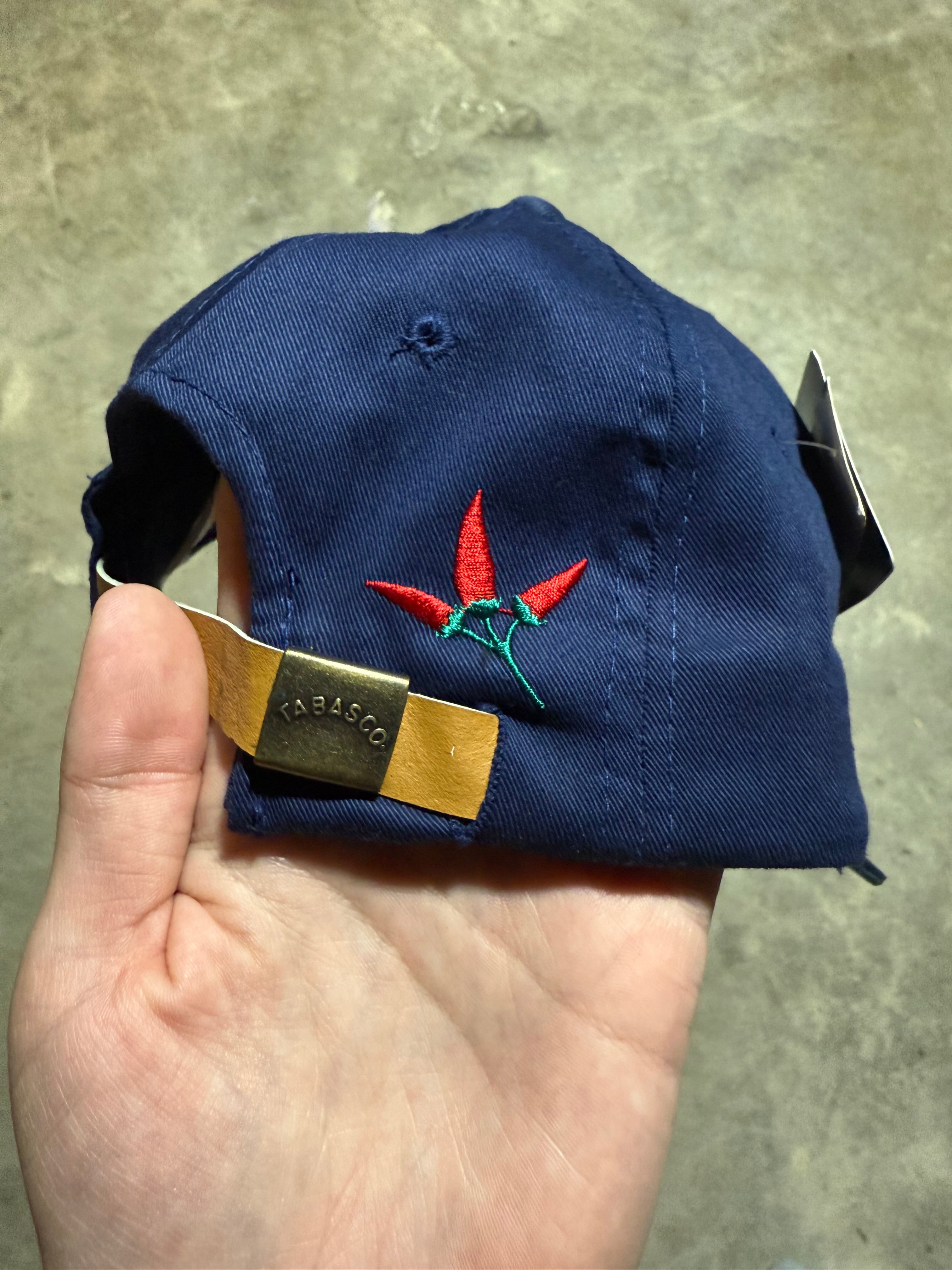 Vintage Tabasco Hot Stuff Leather Strap Hat