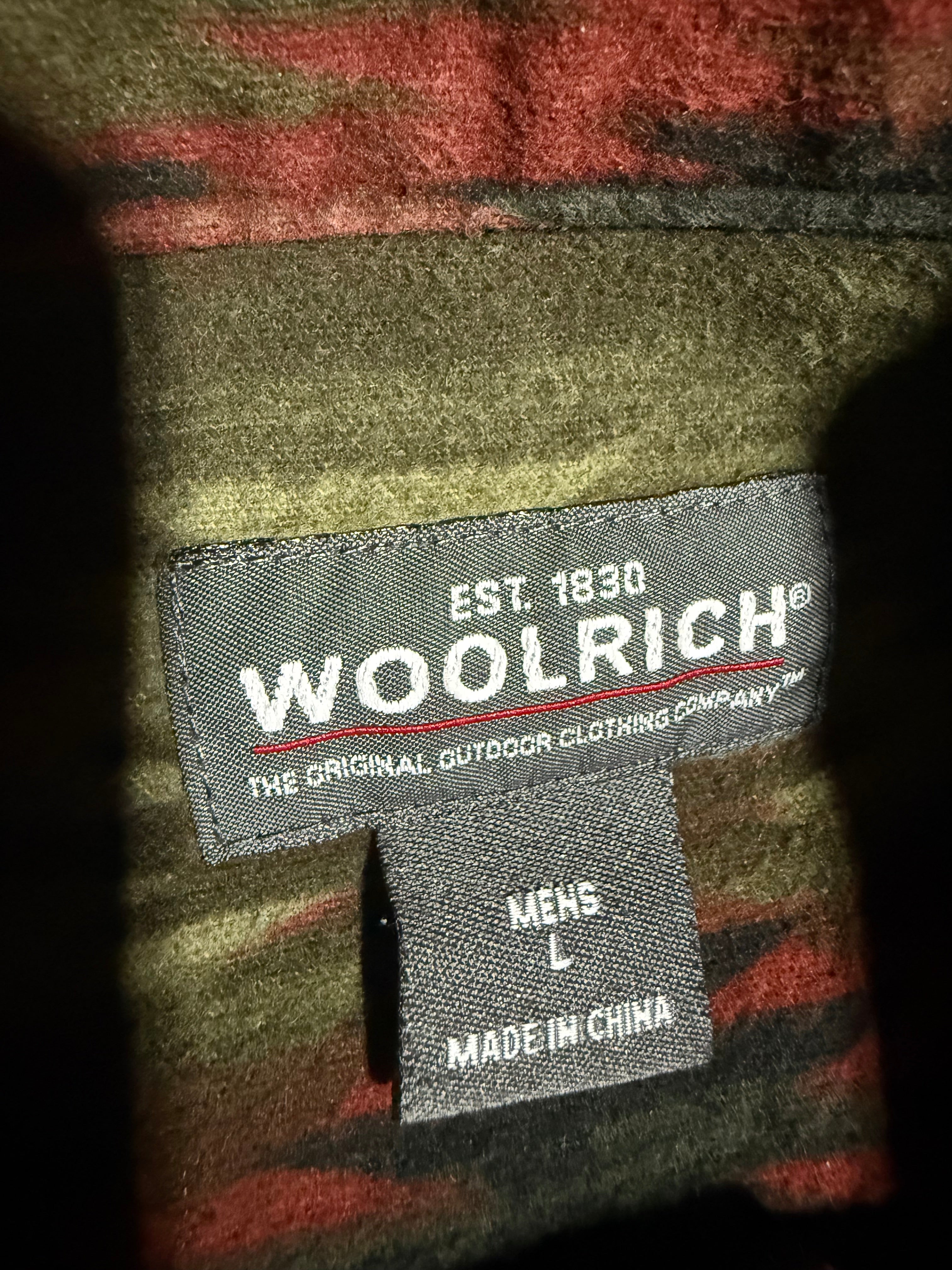 Woolrich Western Pattern Button Down (L)