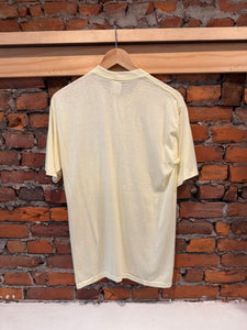 Vintage 80s Light Yellow Fieldmaster Pocket Shirt (M)
