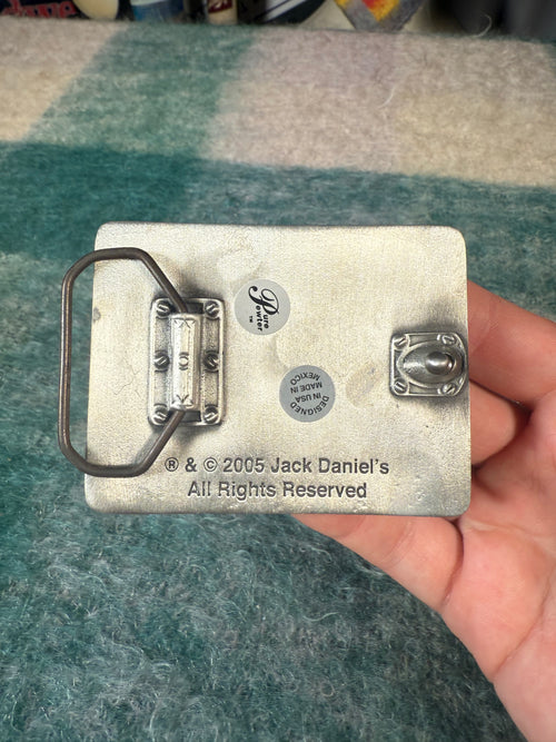 2005 Jack Daniels Whiskey Logo Belt Buckle