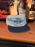 Vintage Brewskis Brewing Company Denim Leather Strap Hat
