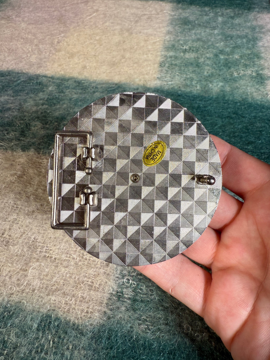 Vintage 2000s Spider Spinning Belt Buckle