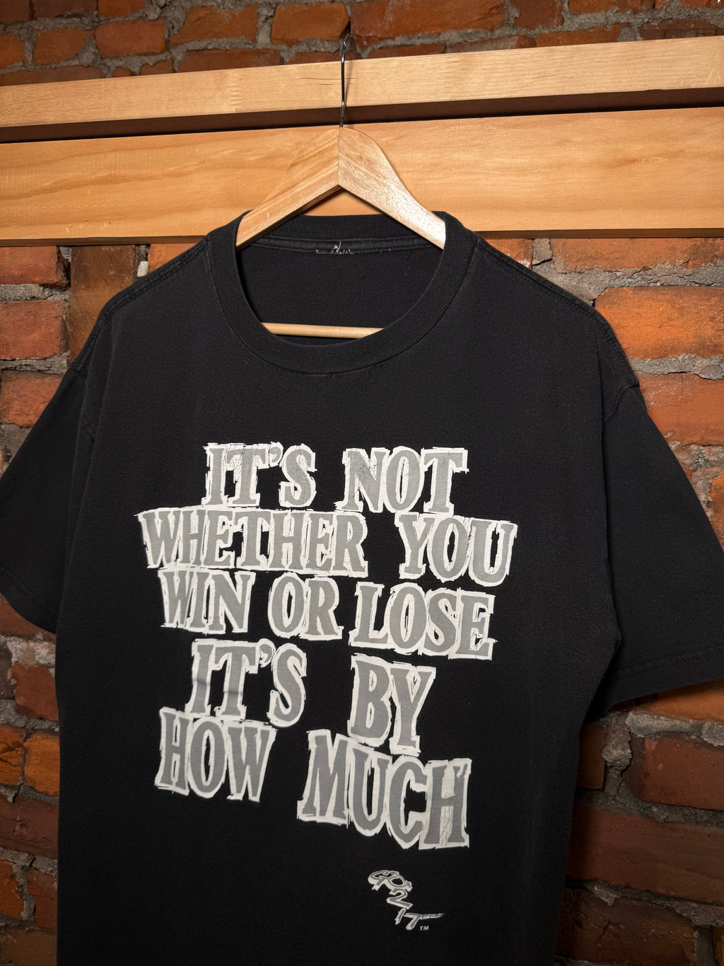 Vintage It’s Not Whether You Win Or Lose T-Shirt (L/XL)