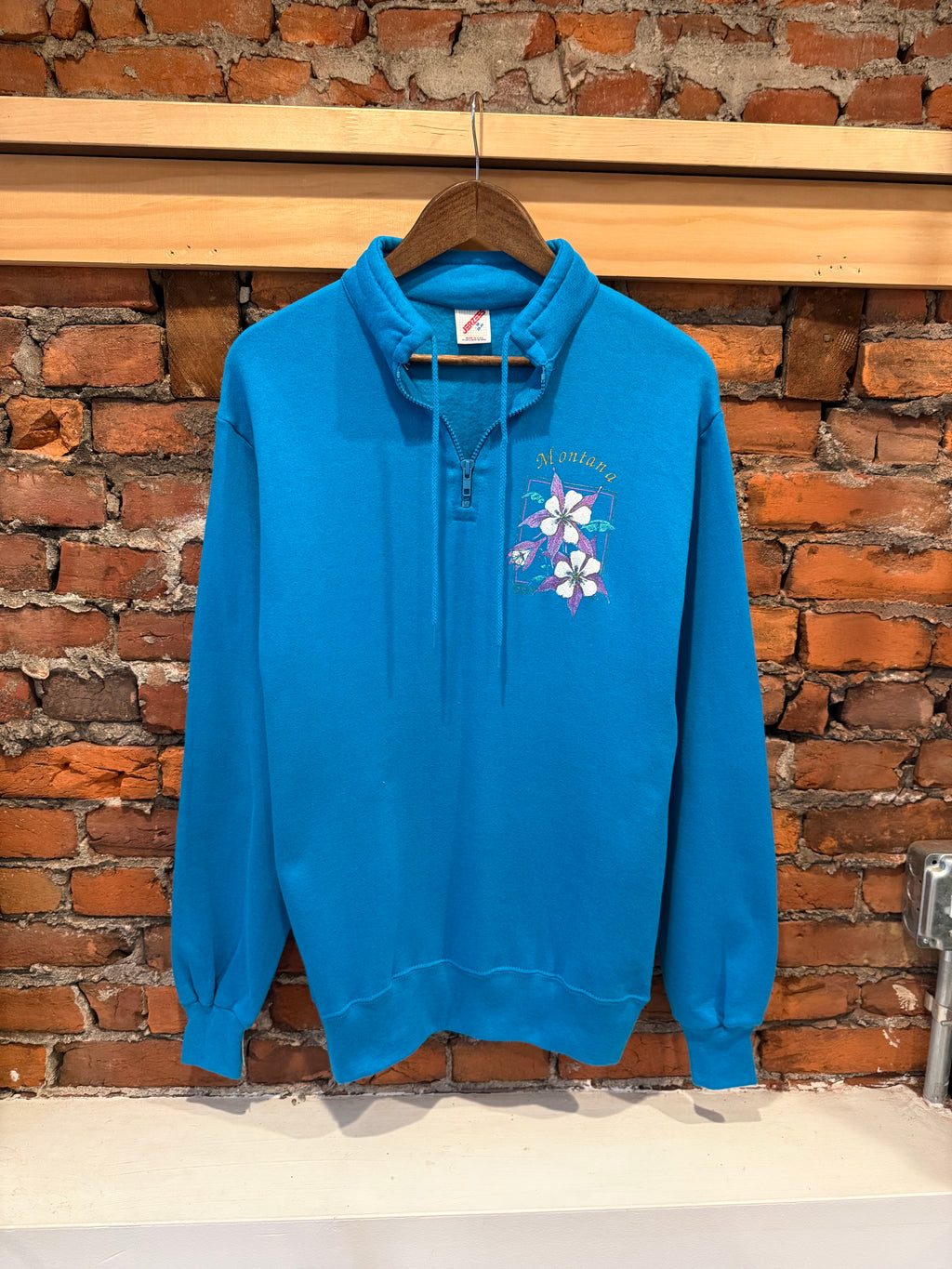 Vintage Jerzees Montana Unworn Quarterzip Sweatshrit (S)