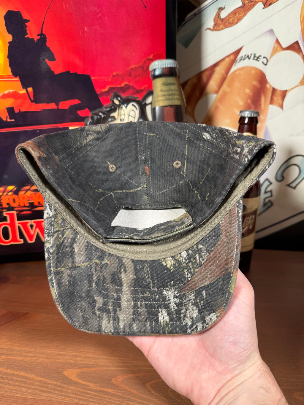 Vintage Mossy Oak Crows Seed Camo Hat