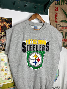 Vintage Steelers Cutoff Sweatshirt (XL)