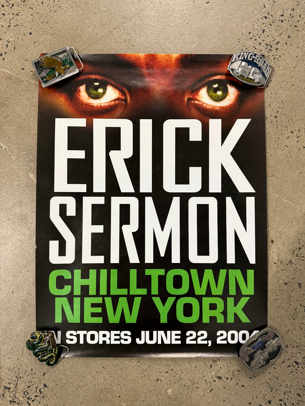 2004 Erick Sermon Chilltown New York Music Poster (18x24)