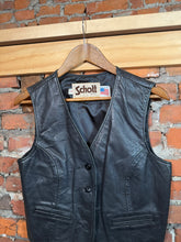 Load image into Gallery viewer, Vintage Schott Women’s Leather Vest (14, See Measurements Shown)
