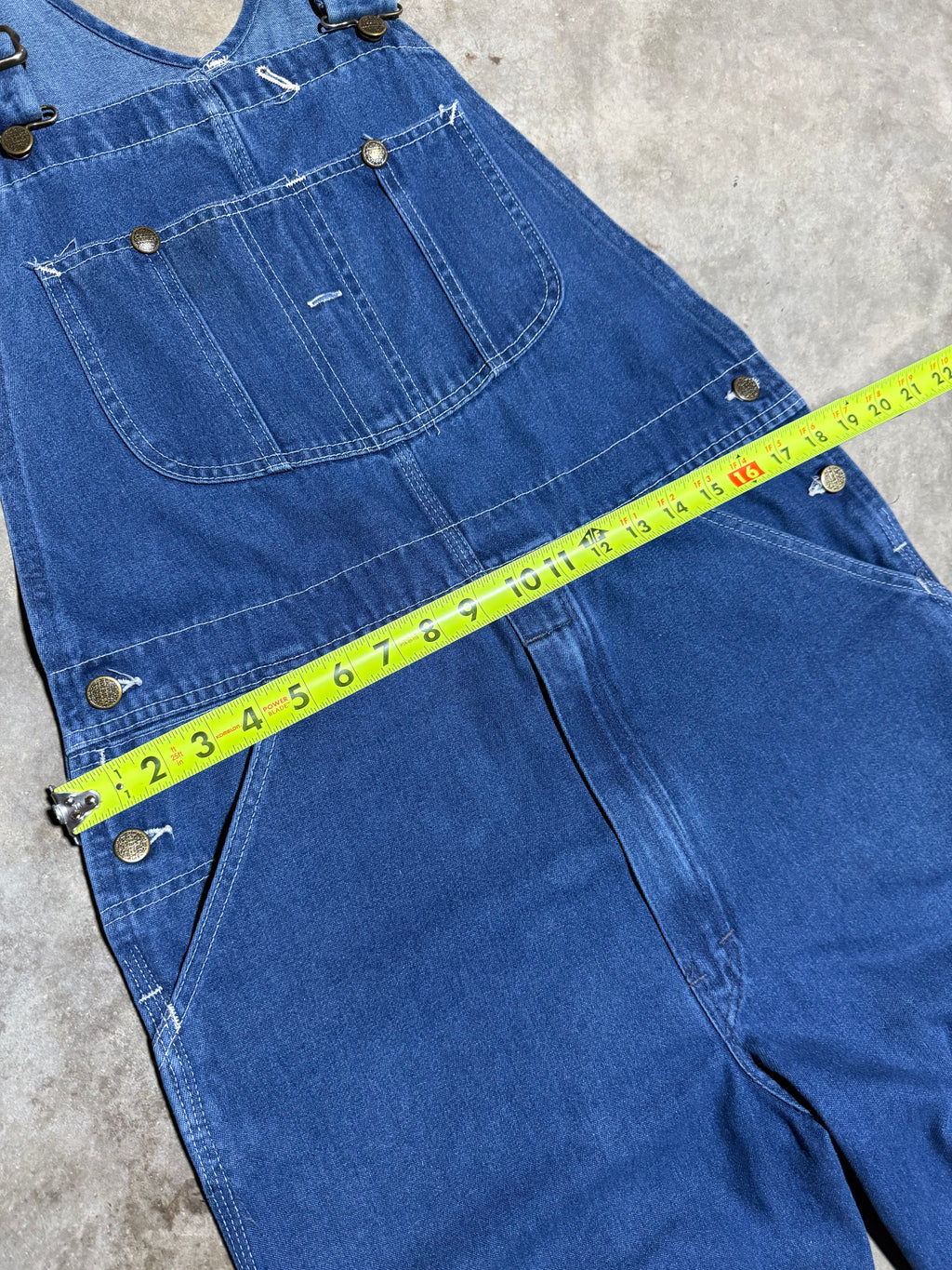True Vintage Sears Wear Tuff Denim Overalls (36x32)
