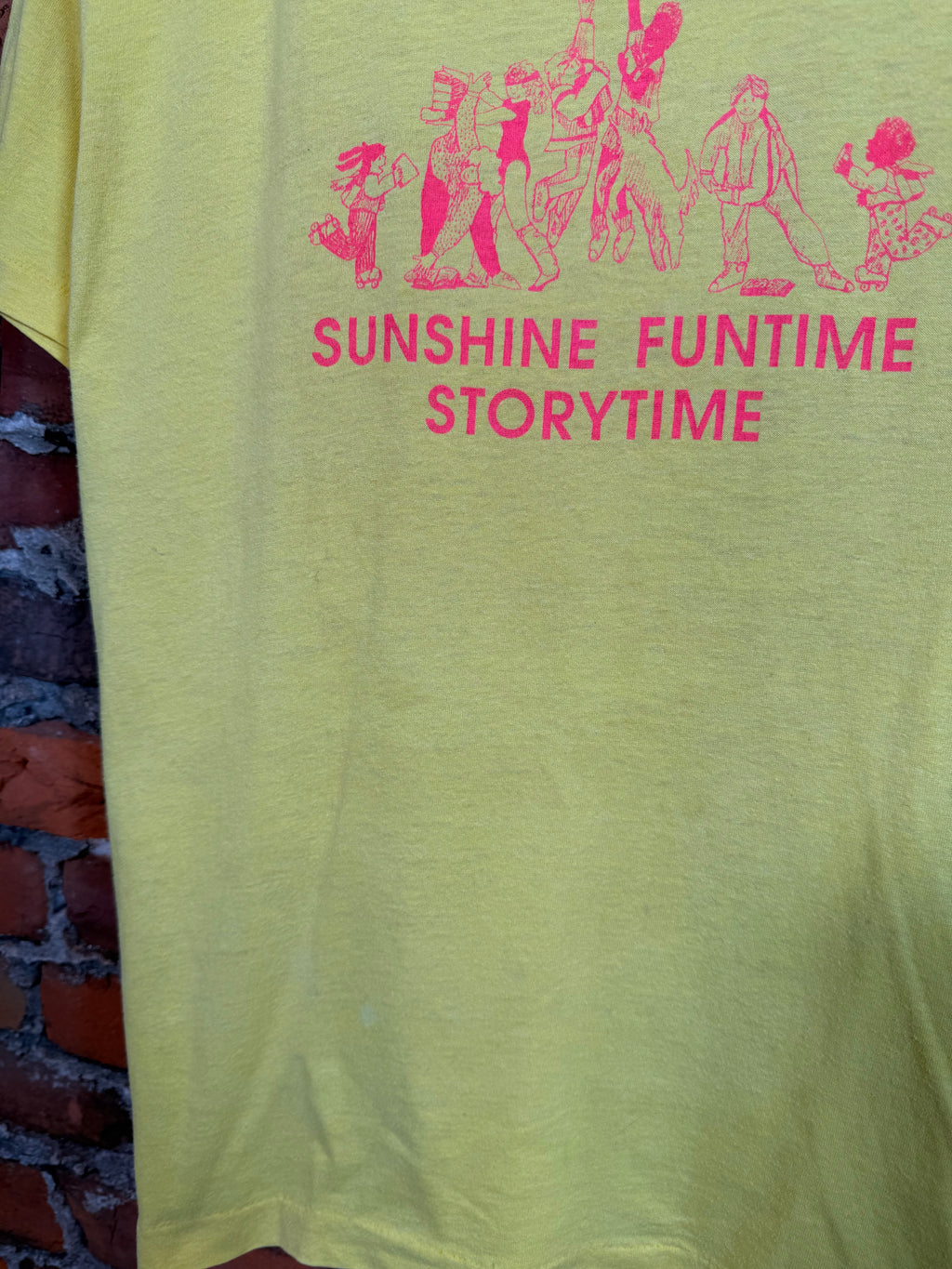 Vintage 80s Sunshine Funtime Storytime Shirt (M)