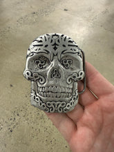 Load image into Gallery viewer, Vintage 2002 Skull Belt Buckle

