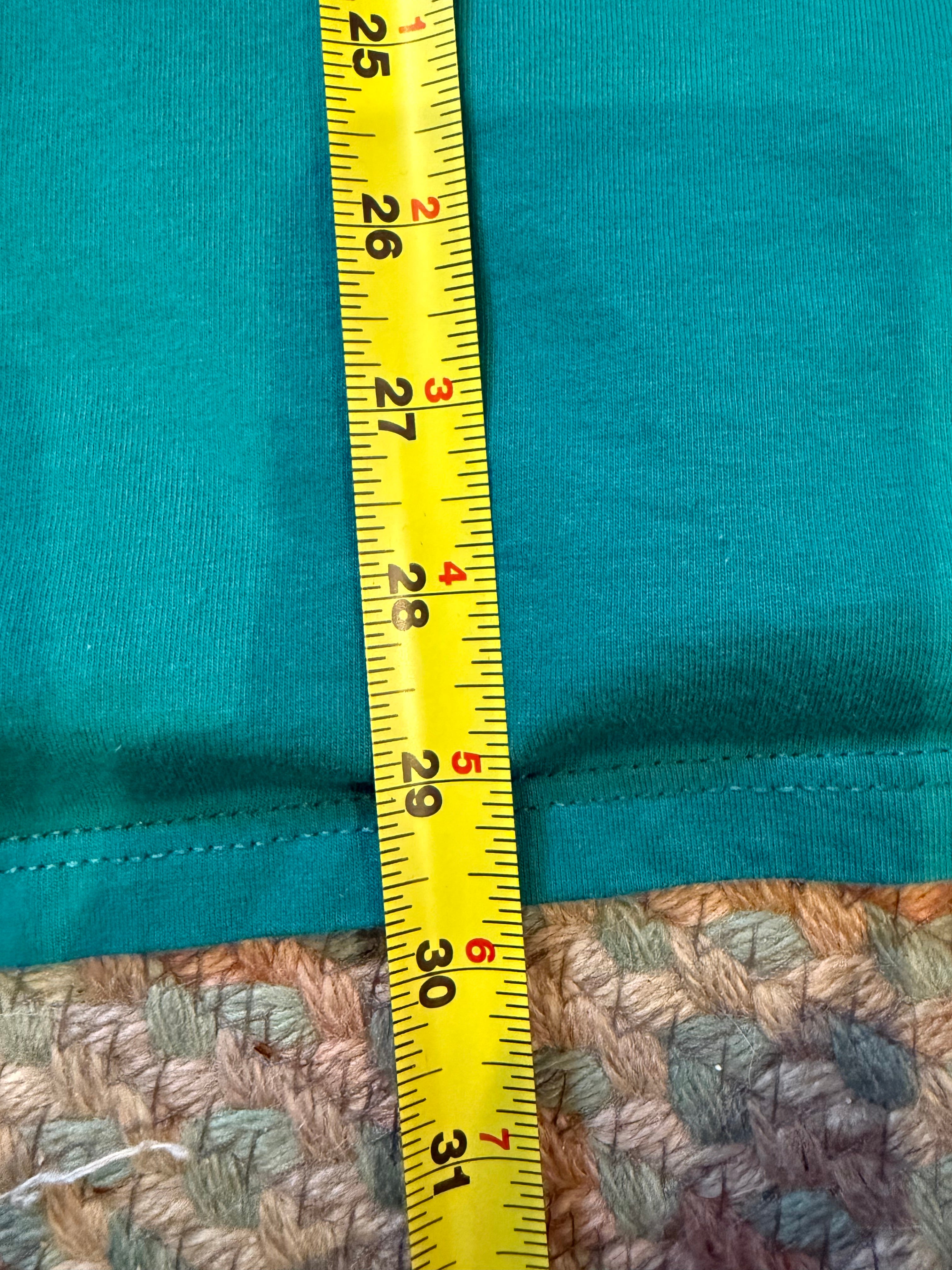 Vintage 90s Russell Athletic Teal Heavyweight Pocket Tee (XXL)