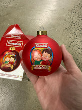 Load image into Gallery viewer, Lot of 2 Campbells Soup Christmas Ornaments
