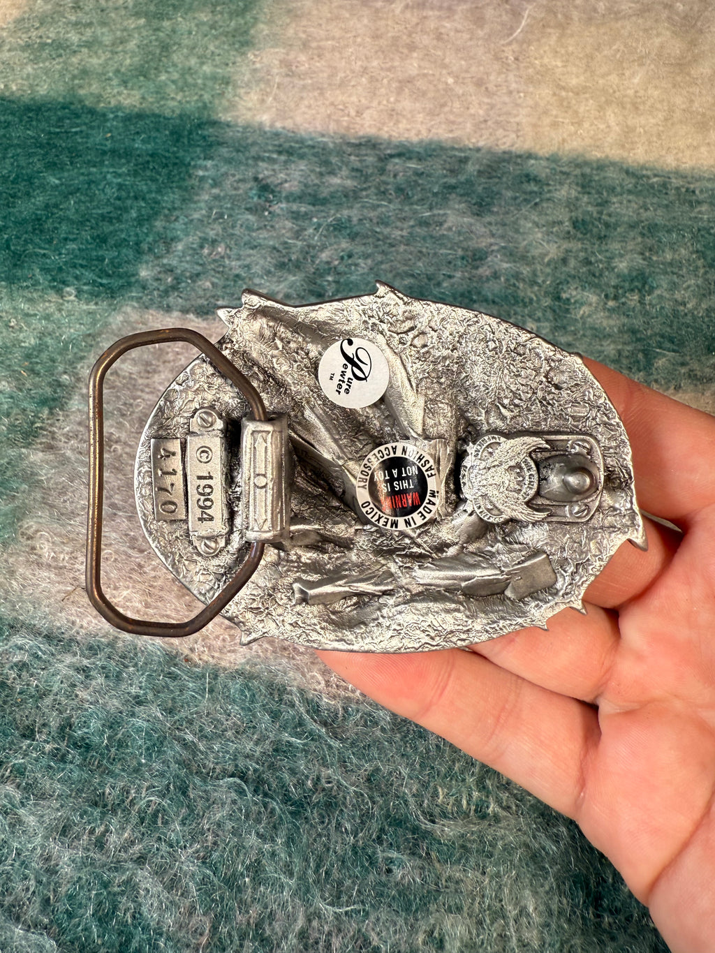 Vintage Weed Belt Buckle