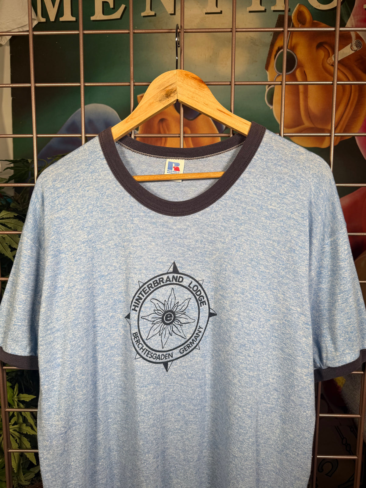 Vintage 80s Germany Ringer Tee (XL)