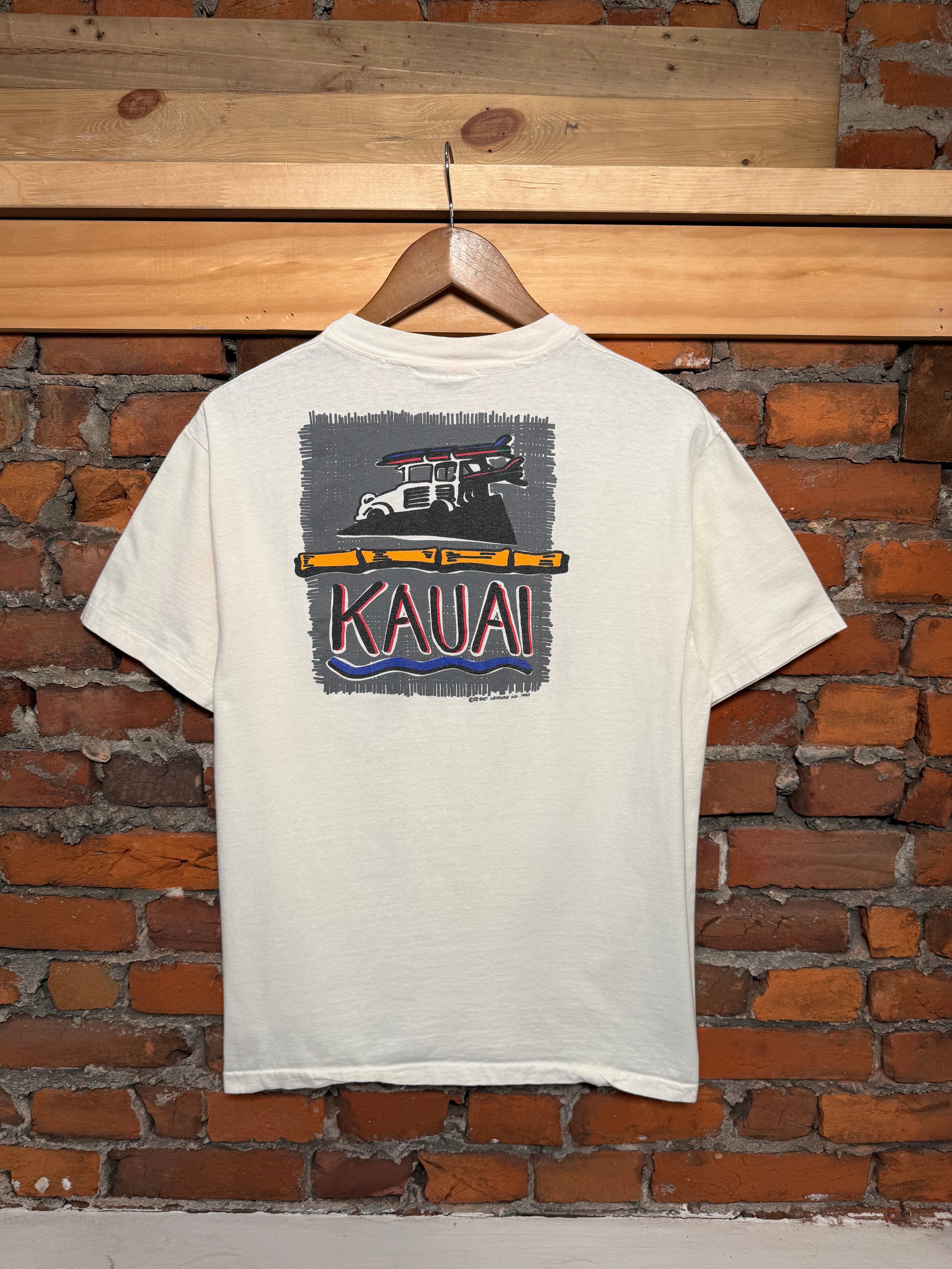 Vintage 90\ Kauai Hawaii Surf Tee (M/L)